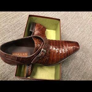 Mezlan crocodile size 13 d Made in Spain.